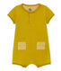 Combicourt bébé fille en coton et lin