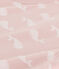 Korte playsuit van katoen met roze walvissen voor baby's SALINE/ MARSHMALLOW