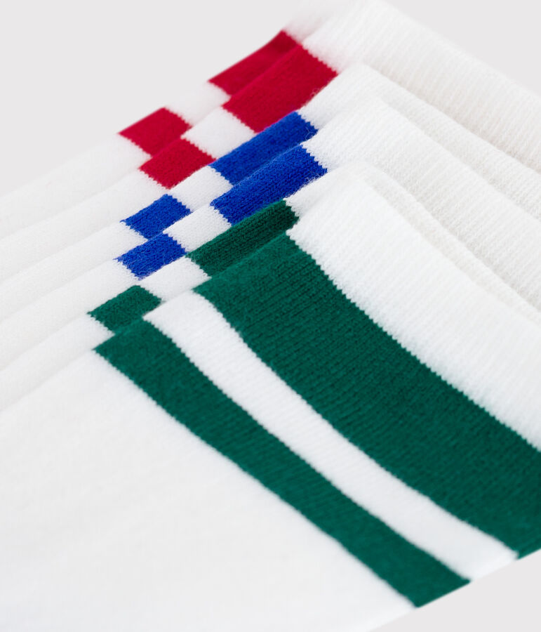 3 paar effen katoenen kindersokken variante 1