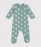Babypyjama van geruwde fleece met bosprint PAUL/ MULTICO