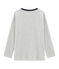 Tee-shirt manches longues garçon gris BELUGA CHINE