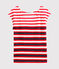 Linnen damesshirt wit MARSHMALLOW/rood PEPS/ MEDIEVAL