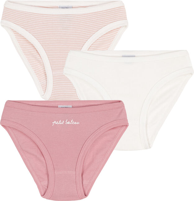 Lot de 3 culottes en coton multicouleur