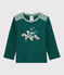 Katoenen T-shirt baby. groen PINEDE