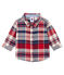 Hemd met ruitjes voor babyjongens blauw SMOKING/wit MULTICO