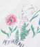 Effen T-shirt baby meisje wit MARSHMALLOW/wit MULTICO