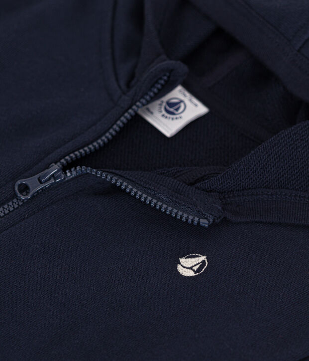 Sweatshirt met kap in molton voor baby. SMOKING