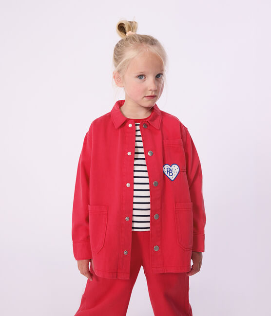 Veste enfant en coton unie POMPIER
