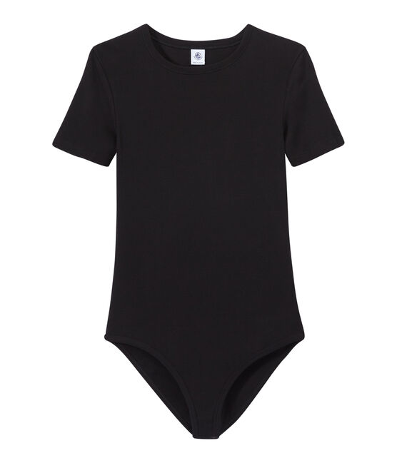 Katoenen damesbody BODYCONIQUE zwart NOIR