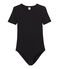 Katoenen damesbody BODYCONIQUE zwart NOIR