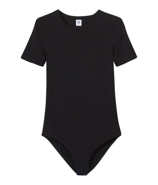 Body femme BODYCONIQUE en coton noir