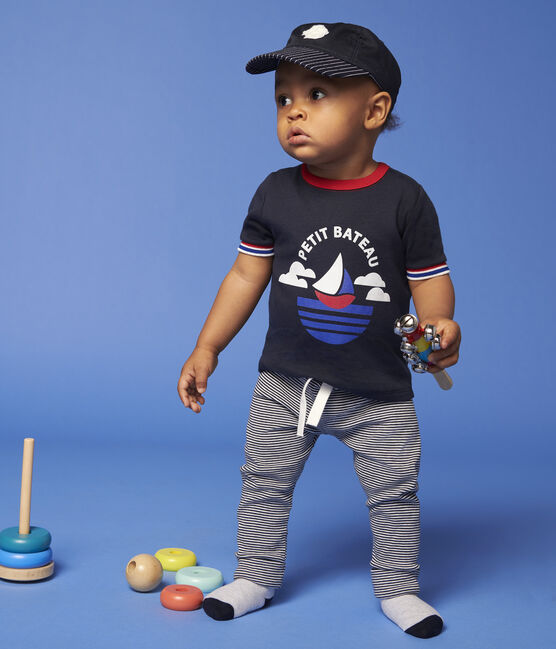 Casquette Avec Badge En Bouclette Bebe Garcon Petit Bateau