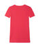 Dames-T-shirt met V-hals in origineel geribd katoen roze GEISHA