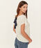 Linnen damesshirt wit MARSHMALLOW