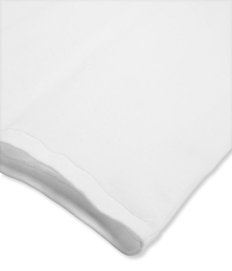 Iconisch vrouwen T-shirt met lange mouwen wit ECUME