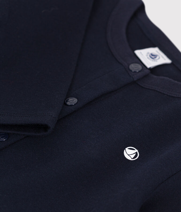 Cardigan voor meisjes/jongens in katoen blauw