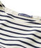 Marinetrui voor dames in zware jersey beige COQUILLE/blauw SMOKING