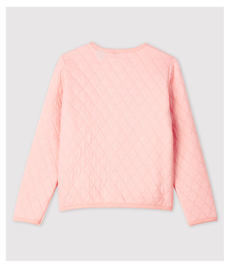 Cardigan en tubique enfant Fille rose MINOIS