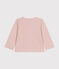 Katoenen babycardigan roze SALINE