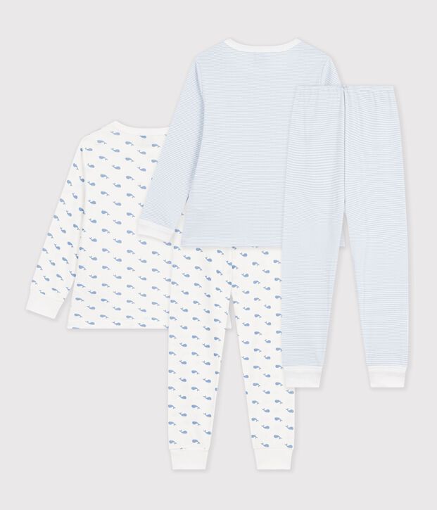 Lot de pyjamas enfant en coton imprim&eacute; multicouleur