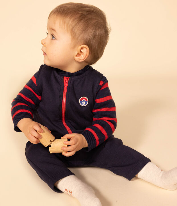 Pakje zonder mouwen in dikke jerseystof voor baby's SMOKING