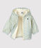 Coupe vent en polyester recyclé bébé blanc AVALANCHE/ BRUT