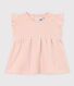 Blouse bébé sans manche en maille ajourée