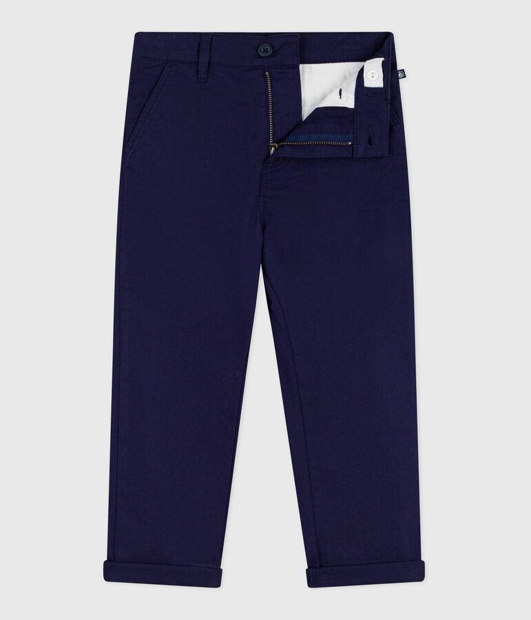Pantalon enfant en coton bleu