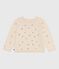 Cardigan in wol en katoen met geborduurde motieven voor kinderen wit AVALANCHE/ MULTICO