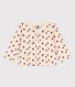 Cardigan bébé imprimé en tubique