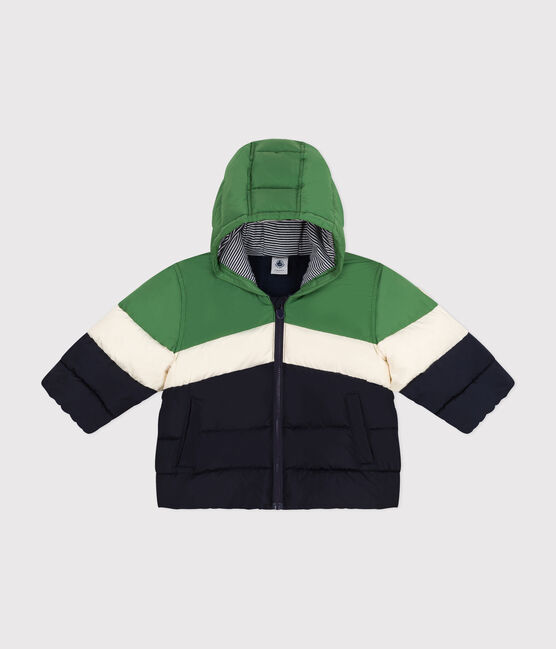 Donsjack met colorblock en capuchon voor baby's PALMERAIE/ MULTICO