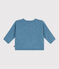 Brassière bébé cache-cœur ajourée en tricot laine et coton ADRIATIC