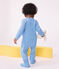 Katoenen babypyjama met streepjes DELPHINIUM/ MARSHMALLOW