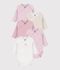 Set van katoenen babyrompertjes met lange mouwen en print multicouleur