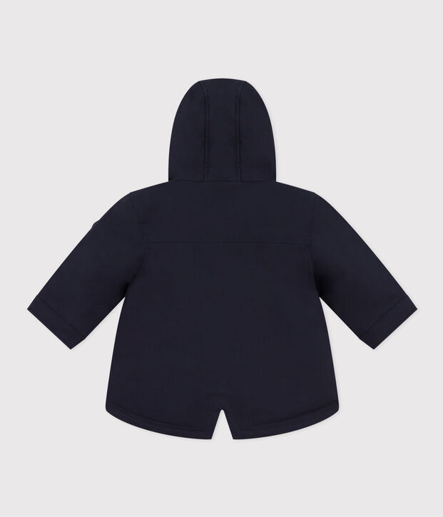 Parka doubl&eacute;e sherpa b&eacute;b&eacute; bleu marine