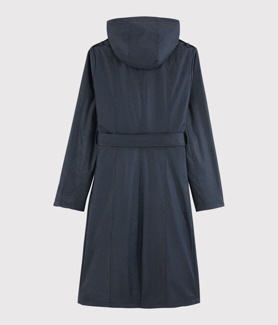 Trenchcoat met capuchon Dames blauw SMOKING