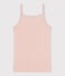 L'ICONIQUE, katoenen damesshirt met bandjes roze SALINE