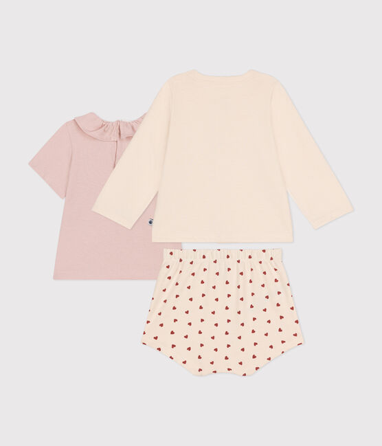 Set van lichte jerseystof uit 3 delen voor baby's wit AVALANCHE/ MULTICO