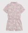 Korte kinderjumpsuit van katoen blauw/multicouleur
