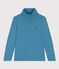 Sous-pull en coton enfant fille / garçon bleu POLOCHON