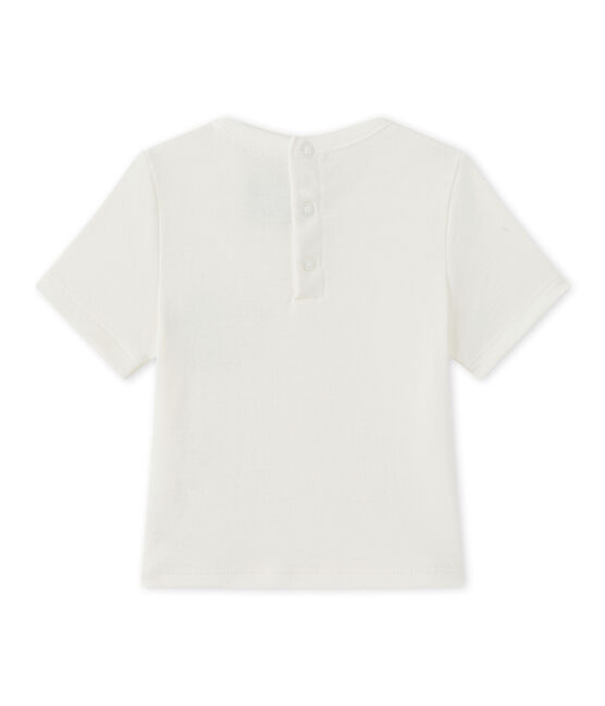 Tee-shirt bébé garçon uni blanc MARSHMALLOW