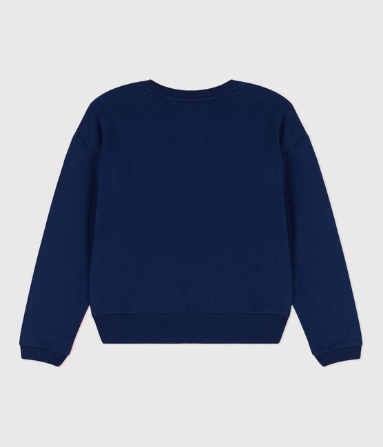 Katoenen sweatshirt voor dames blauw MEDIEVAL