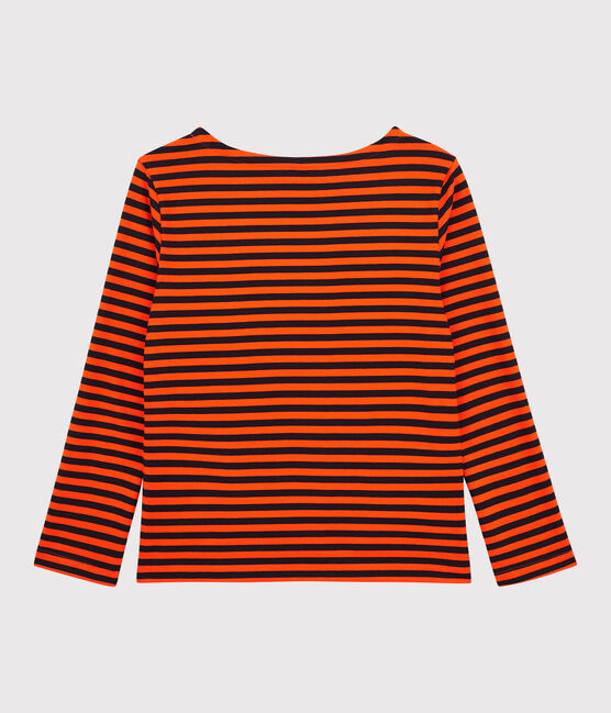Marinière Dames t-shirt van katoen blauw SMOKING/ CAROTTE