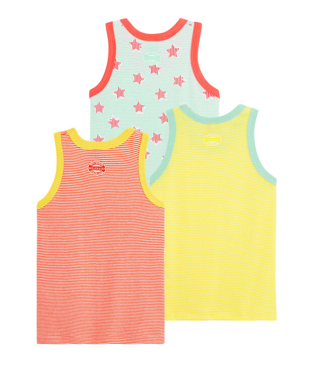 Drie jongenshemdjes multicouleur