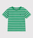 Gestreept T-shirt van jersey voor jongens