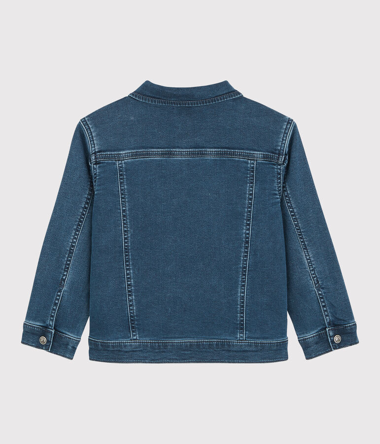 Veste en denim bio enfant fille / gar&ccedil;on bleu DENIM BLEU DELAVE
