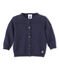 Babycardigan in katoen voor meisjes blauw SMOKING