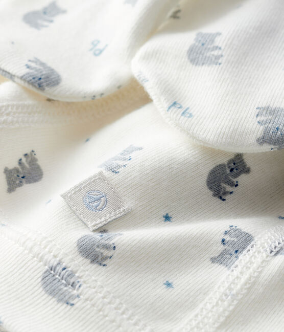 Set met muts en wanten van gebreide stof voor baby's variante 2