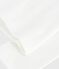 Effen katoenen T-shirt met lange mouwen voor kinderen wit MARSHMALLOW