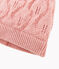 Bonnet en laine et coton pour bébé. roze CHARME
